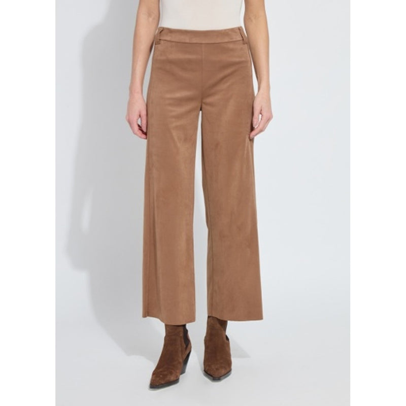Lysse - Womens Vionette Vegan Suede Wide Leg Trouser Curvy