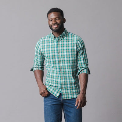 Hope & Henry - Mens Organic Stretch Poplin Shirt