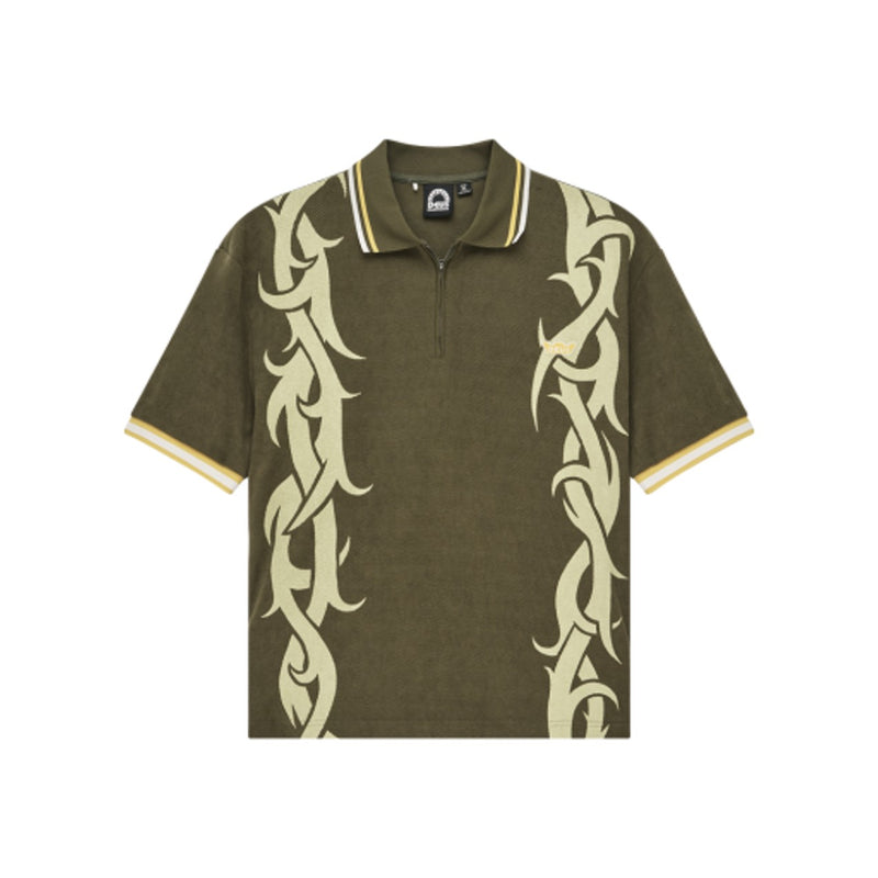 Deus Ex Machina - Mens Luis Zip Mesh Polo