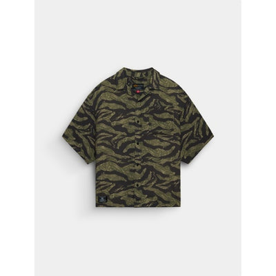 Alpha Industries - Mens Ss Camo Relaxed Camp Shirt