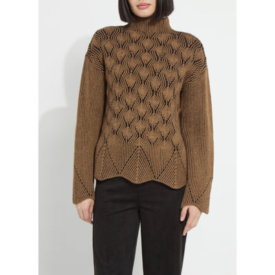 Lysse - Womens Rhea Cozy Rib Scallop Edge Pullover