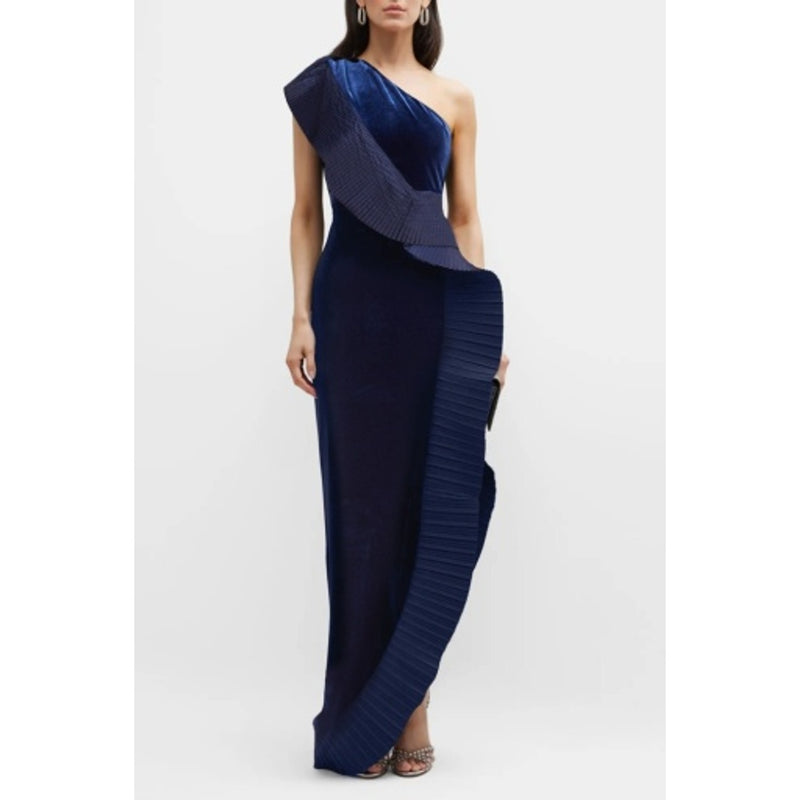 Badgley Mischka - Womens Vlvt Rffle