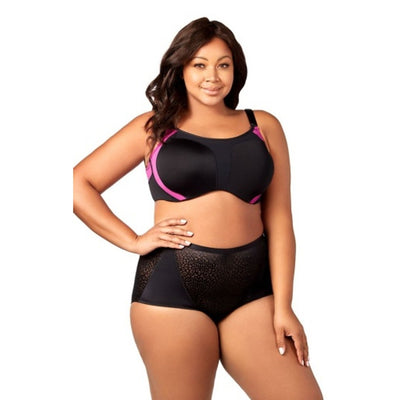 Elila - Womens Microfiber Underwire Sports Bra