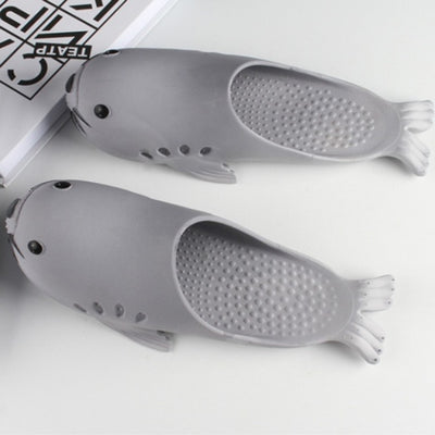 Oooh Yeah - Unisex Sea Lion Gray- Silly Slides- Unisex