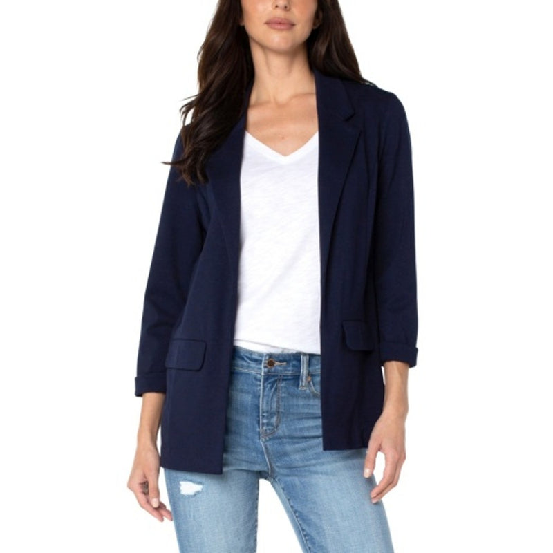 Liverpool Los Angeles - Womens Boyfriend Blazer with Princess Darts