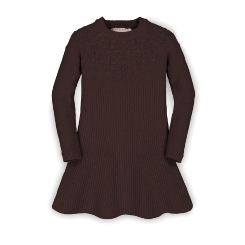 Hope & Henry - Girls Organic Bobble Yoke Sweater Dress