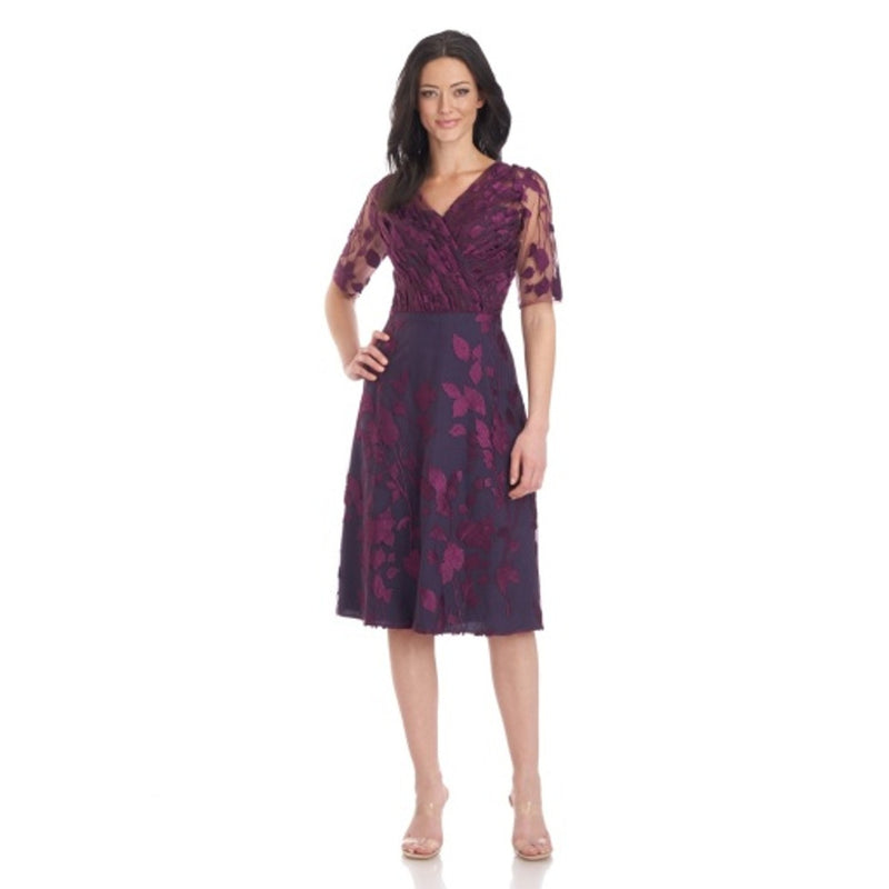 JS Collections - Womens Marcenna Knee Length Dress