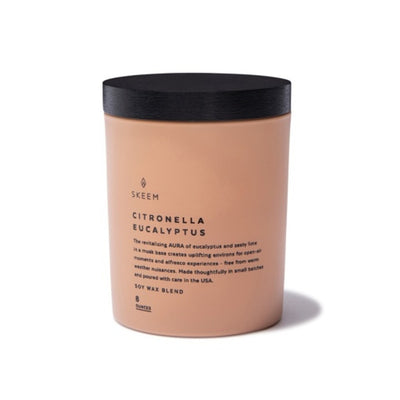 Skeem - Unisex Eucalyptus Aura Citronella Candle