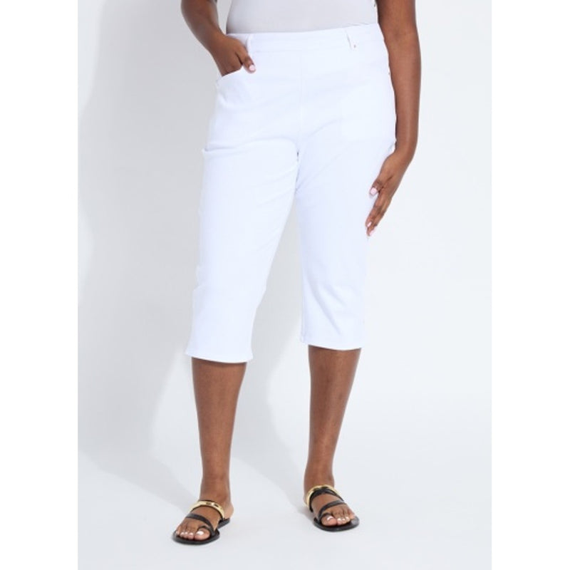 Lysse - Womens Granada Front Pocket Capri Denim Curvy