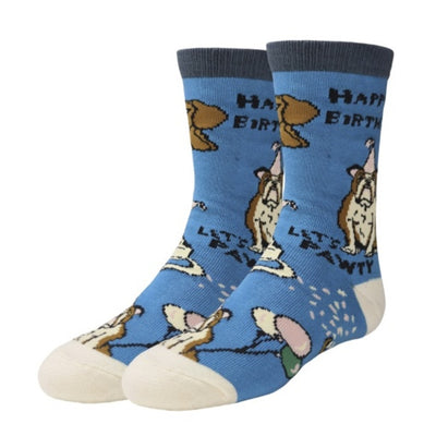 Oooh Yeah - Kids Crew Socks-Happy Pawty