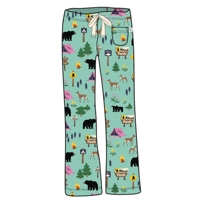 Little Blue House - Hiking Trail Womens Pj Pants in a Bag