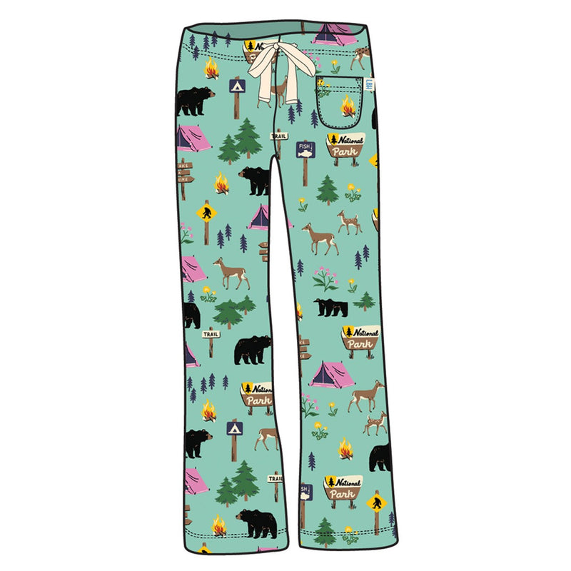 Little Blue House - Hiking Trail Womens Pj Pants in a Bag