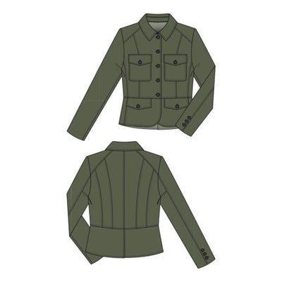 Liverpool Los Angeles - Womens Peplum Jacket