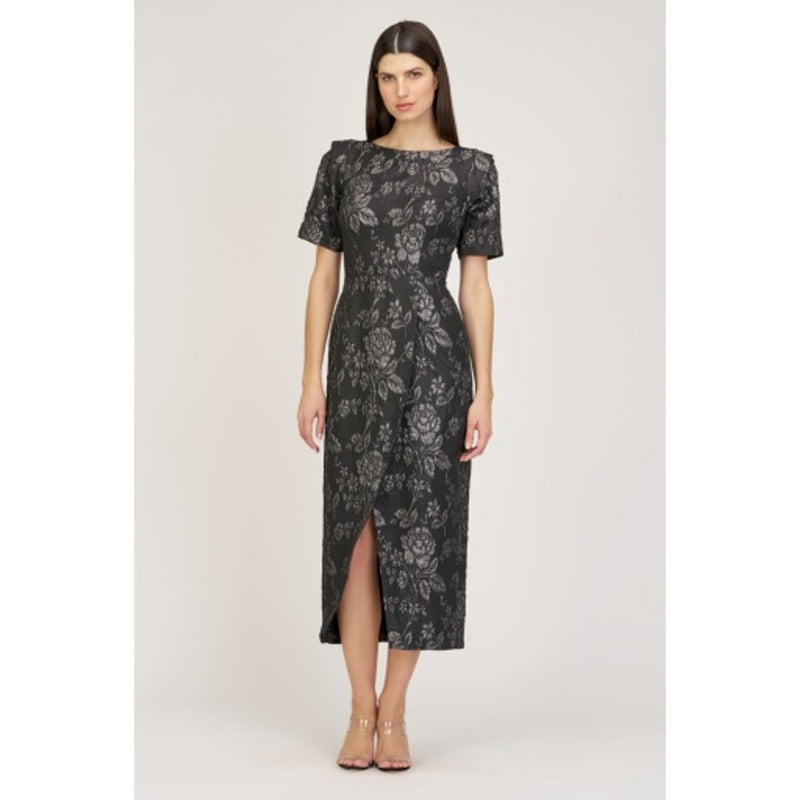 JS Collections - Womens Anna Faux Wrap Cocktail