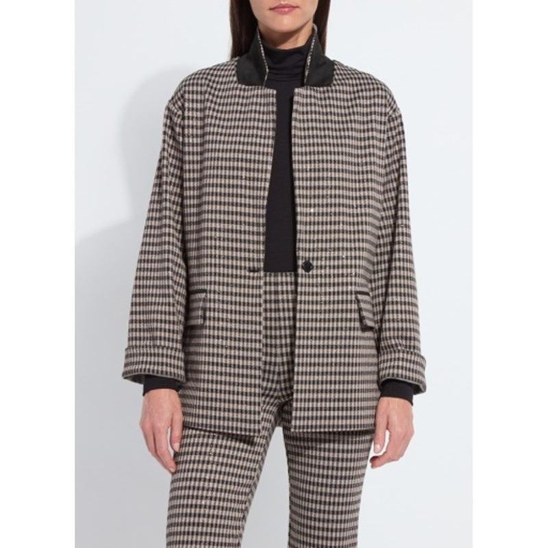 Lysse - Womens Colleen Metallic Relaxed Blazer