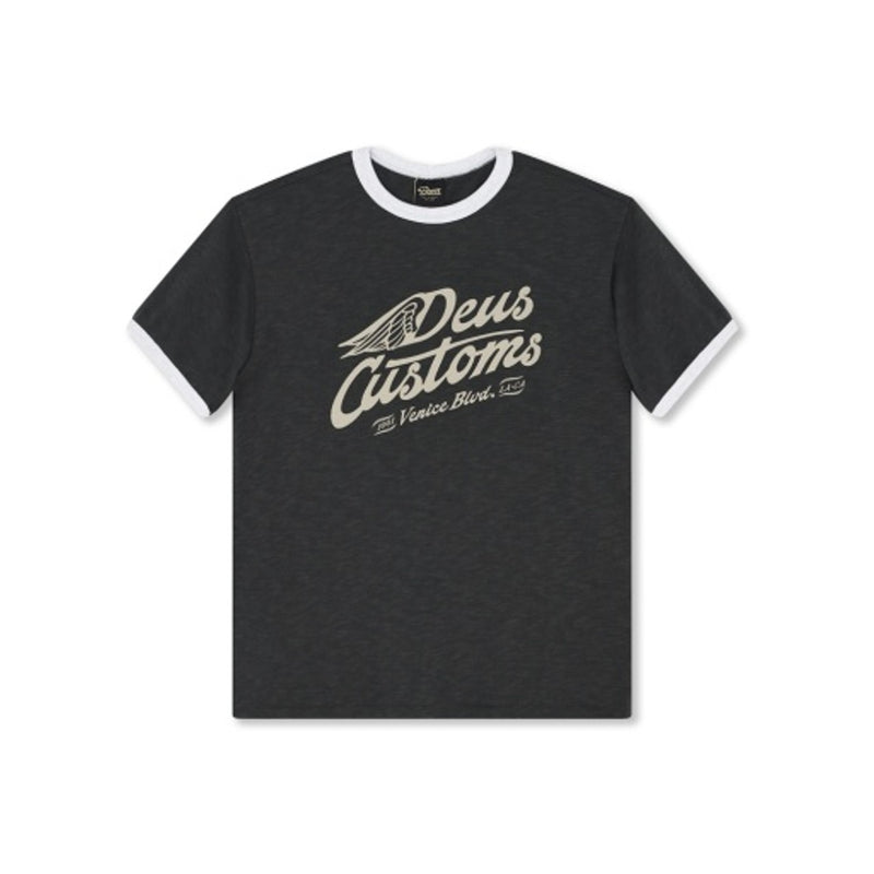 Deus Ex Machina - Mens Winglet Ringer Tee