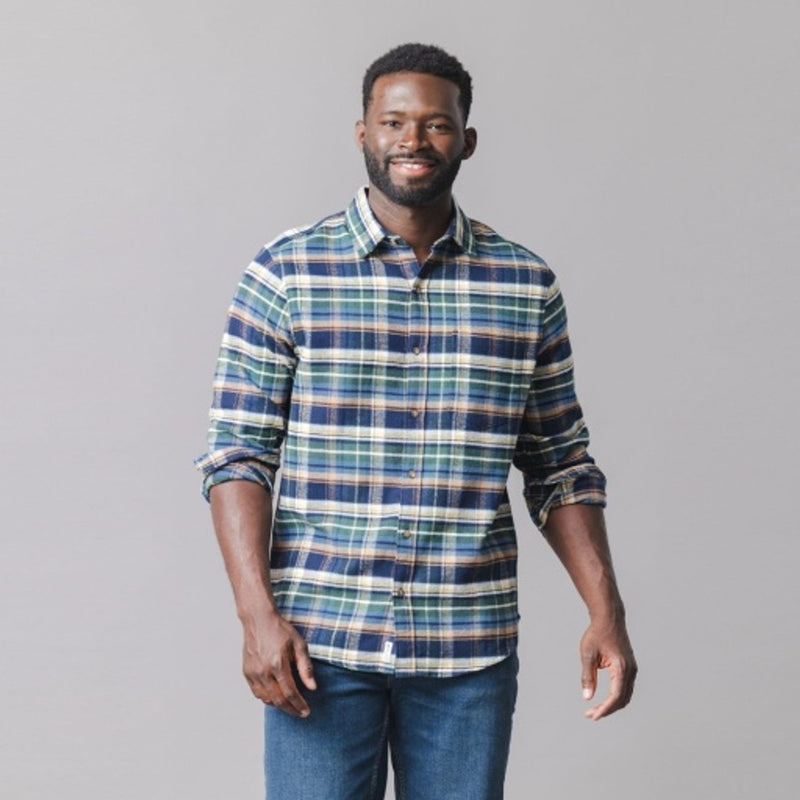 Hope & Henry - Mens Organic Flannel Shirt