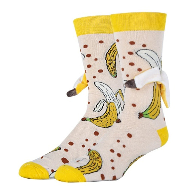 Oooh Yeah - Mens Banana Nana-3d Sock-Mens Crew Sock