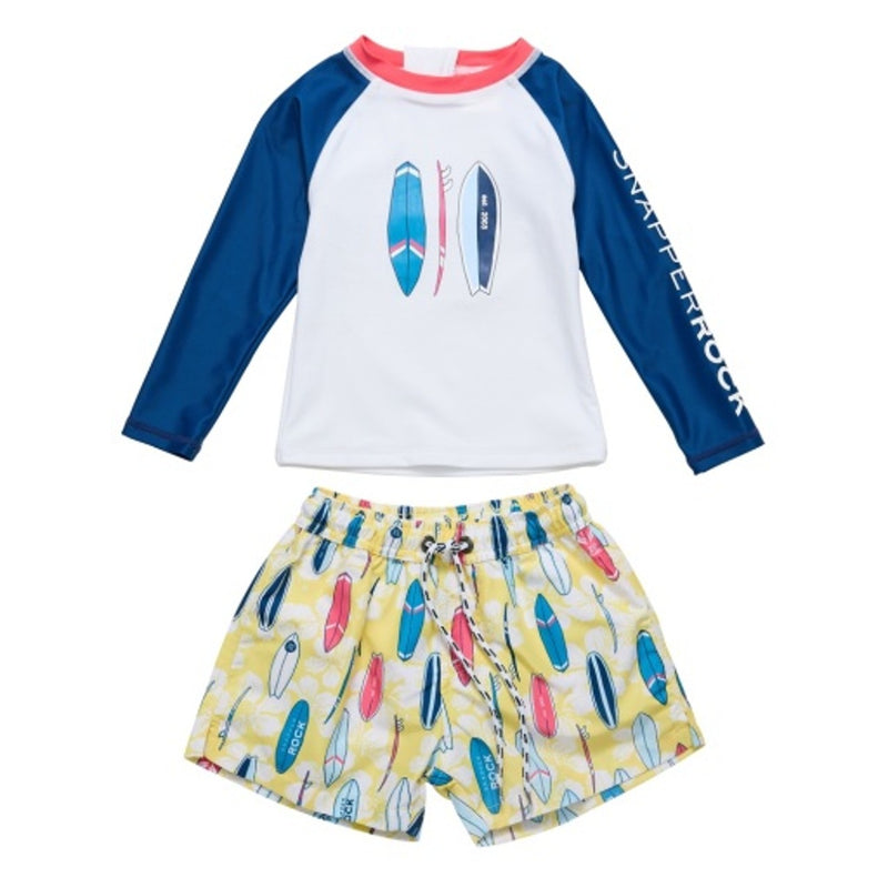 Snapper Rock - Boys Rock the Board Long Sleeve Baby Set