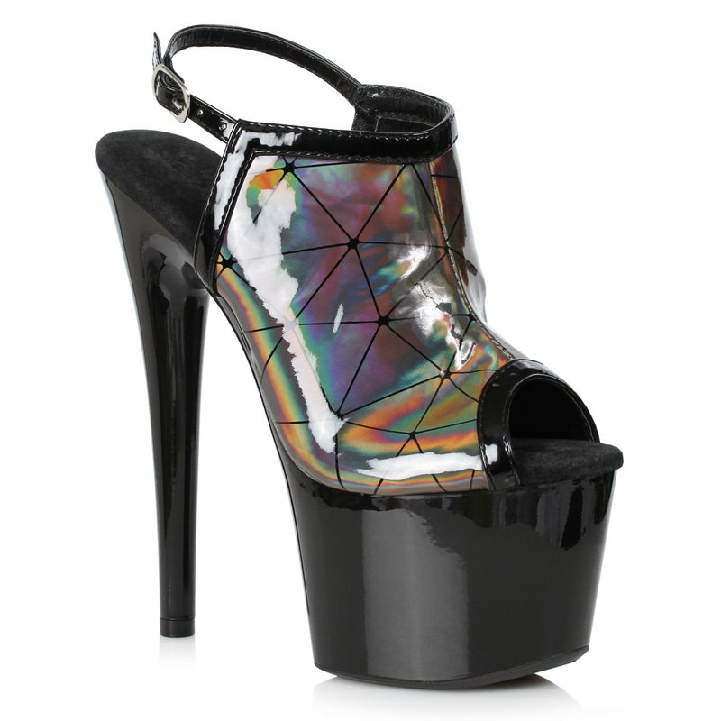 Ellie Shoes - 7" Holographic Sandal