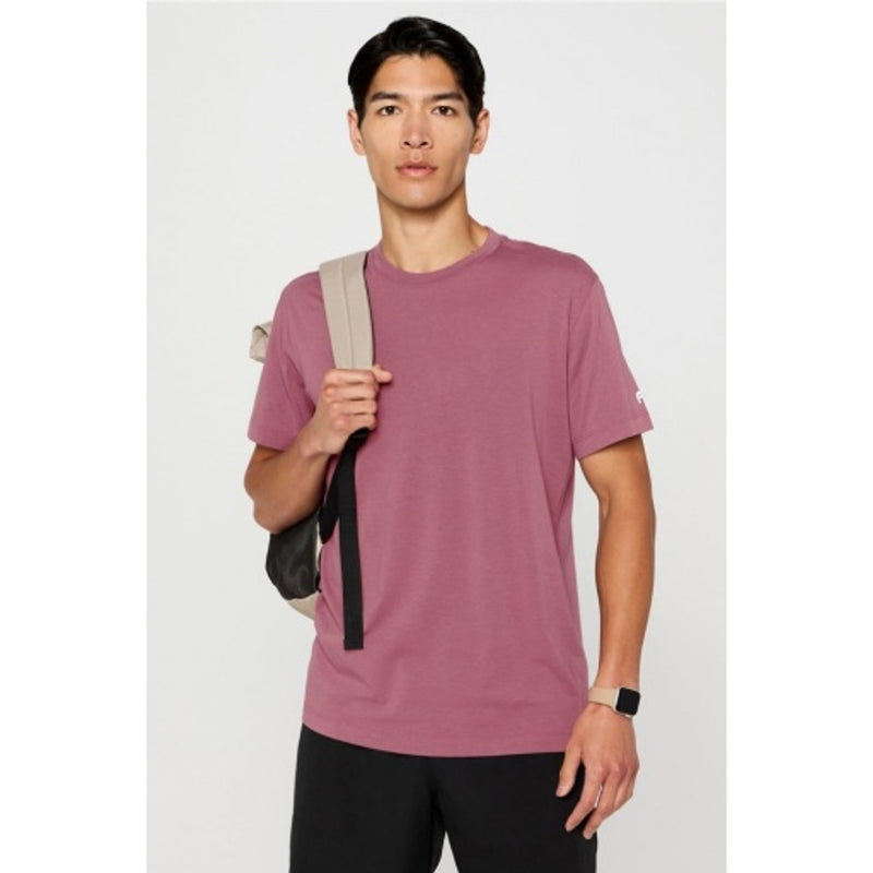 Fabletics - Mens the 24-7 Tee - Moonlight Mauve