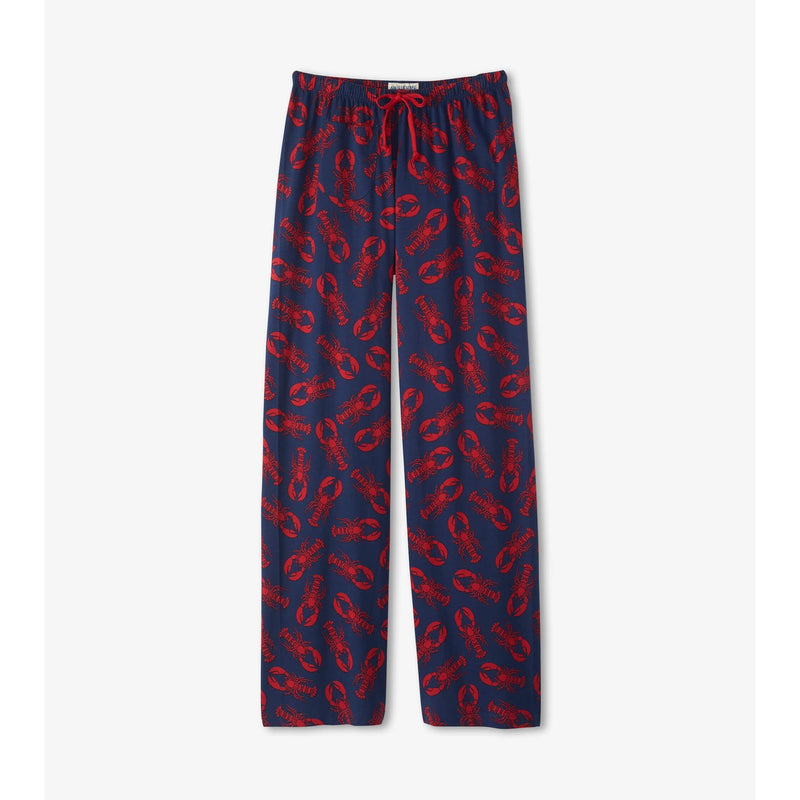 Little Blue House - Navy Lobster Womens Jersey Pajama Pants