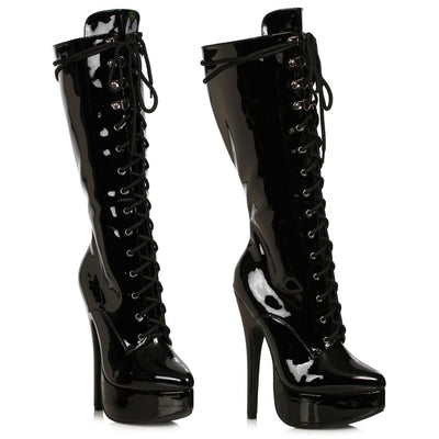 Ellie Shoes - 6.5" Heel Knee Boots W/Zipper