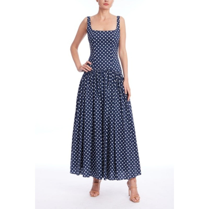 Badgley Mischka - Womens Slvless Drp-Wst Maxi