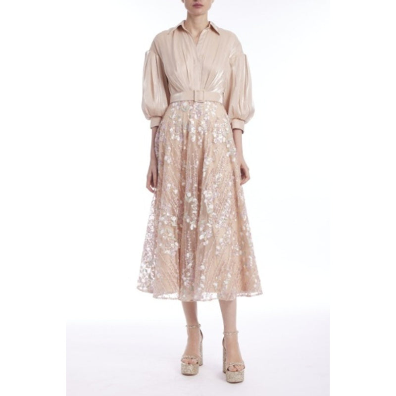 Badgley Mischka - Womens Emb Skt with Blouse