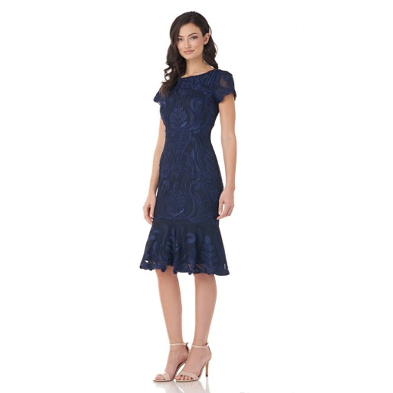 JS Collections - Womens Embroidered Cocktail