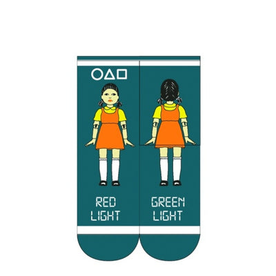Oooh Yeah - Womens Crew Socks Red Light