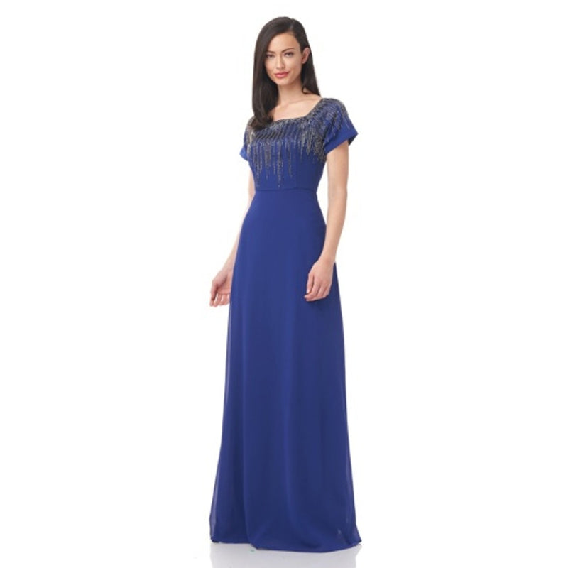 JS Collections - Womens Harper Short Sleeve Gown