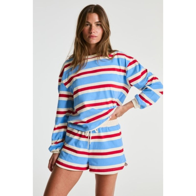Year of Ours - Womens Striped Cotton Jersey Long Sleeve
