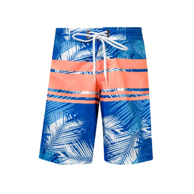 Snapper Rock - Boys Tropical Neon Stripe True Board Short