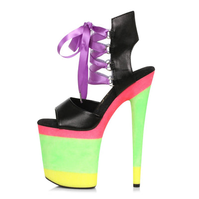 Ellie Shoes - 8" Pointed Stiletto Sandal