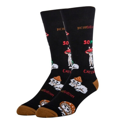 Oooh Yeah - Mens Cattitude-Mens Crew Socks