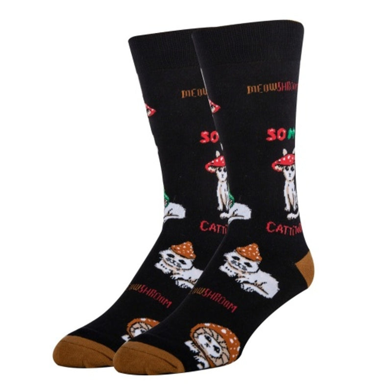 Oooh Yeah - Mens Cattitude-Mens Crew Socks