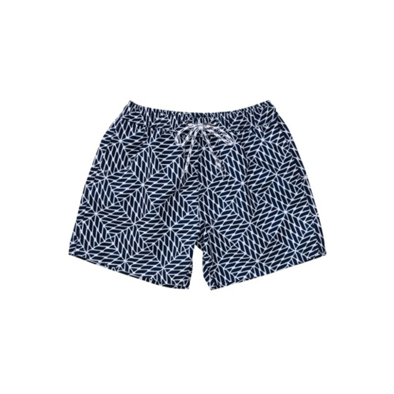 Snapper Rock - Boys Nautical Knots Navy Volley Board Short