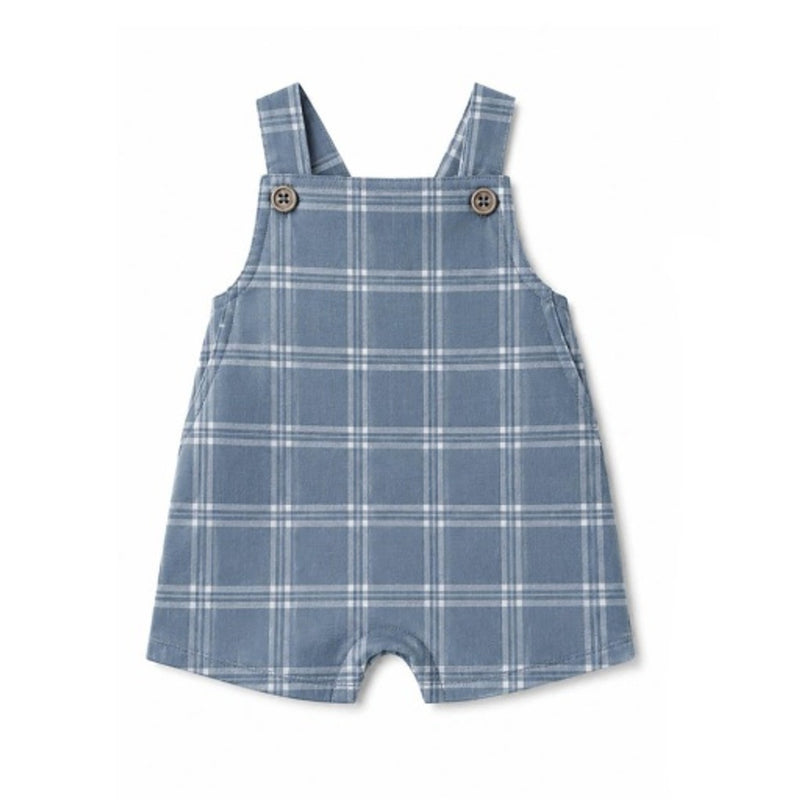 Hope & Henry - Baby Linen Shortie Overall Romper