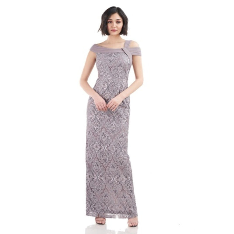JS Collections - Womens Laila Twist Column Gown