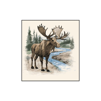 Little Blue House - Unisex Moose Eco Dishcloth