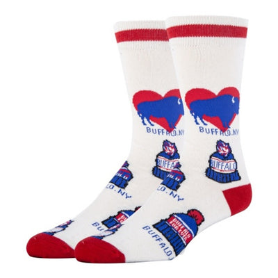 Oooh Yeah - Mens Crew Socks Buffalo Ny