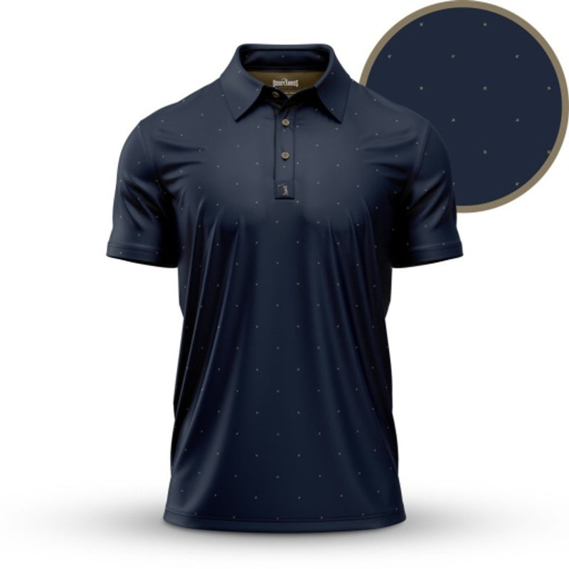 Bogey Bros - Mens Exes Plum Polo