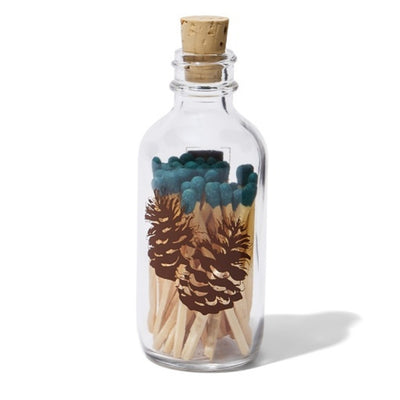 Skeem - Unisex Pine Cone Mini Apothecary Match Bottle