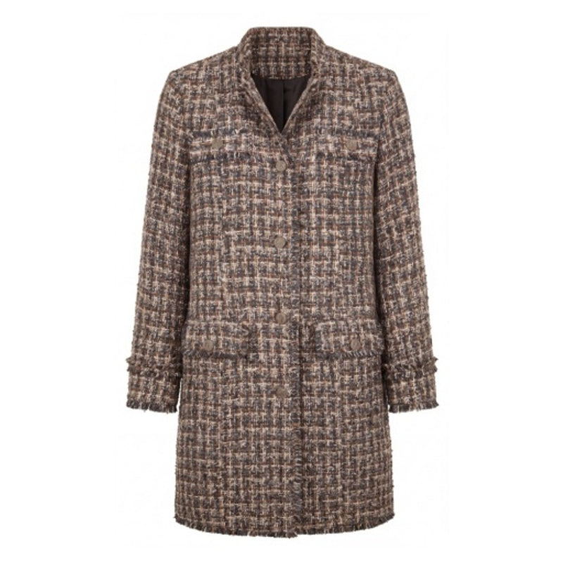 Liverpool Los Angeles - Womens Mandarin Collar Lady Coat