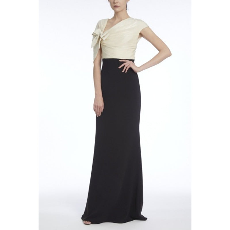 Badgley Mischka - Womens Tie Neck Gown