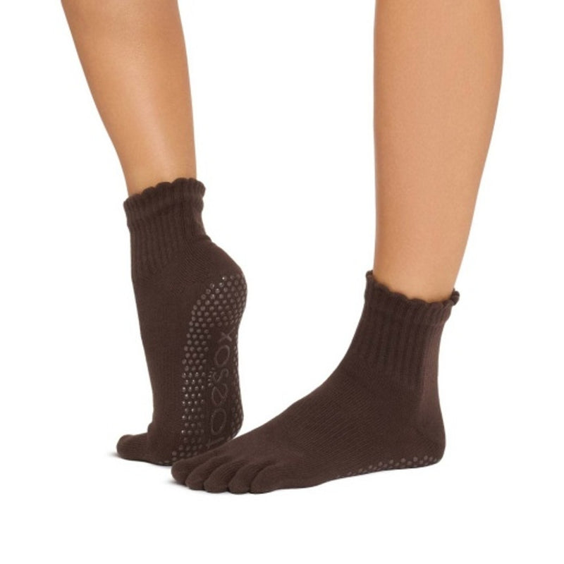Thirty Three Threads - Unisex Grip F/T Melody Scallop Espresso