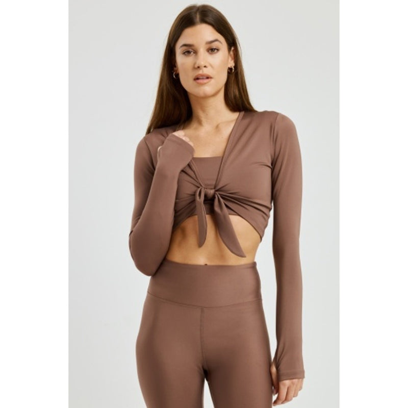 Year of Ours - Womens Tie Front Long Sleeve