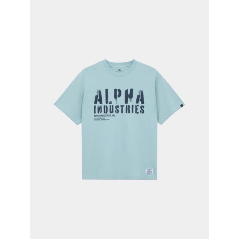 Alpha Industries - Mens Essential Relaxed Fit Tee (Battlewash Stencil)