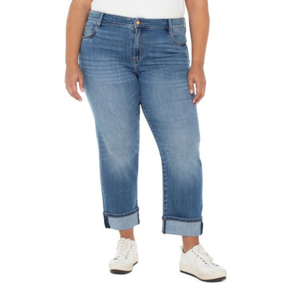 Liverpool Los Angeles - Womens Marley Girlfriend Cuffed 30in 27in Ins